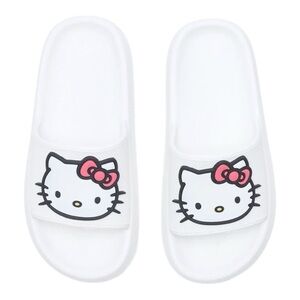HELLO KITTY White Slides Women’s S